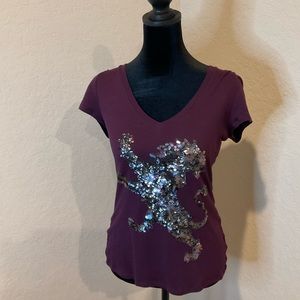 Express shirt purple